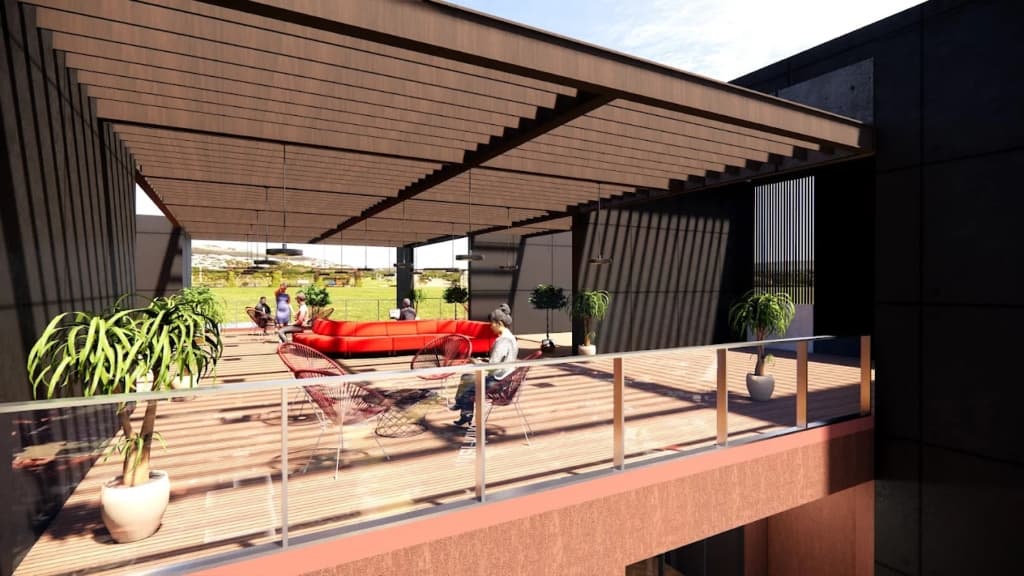 Pergola Dining & Seating Area