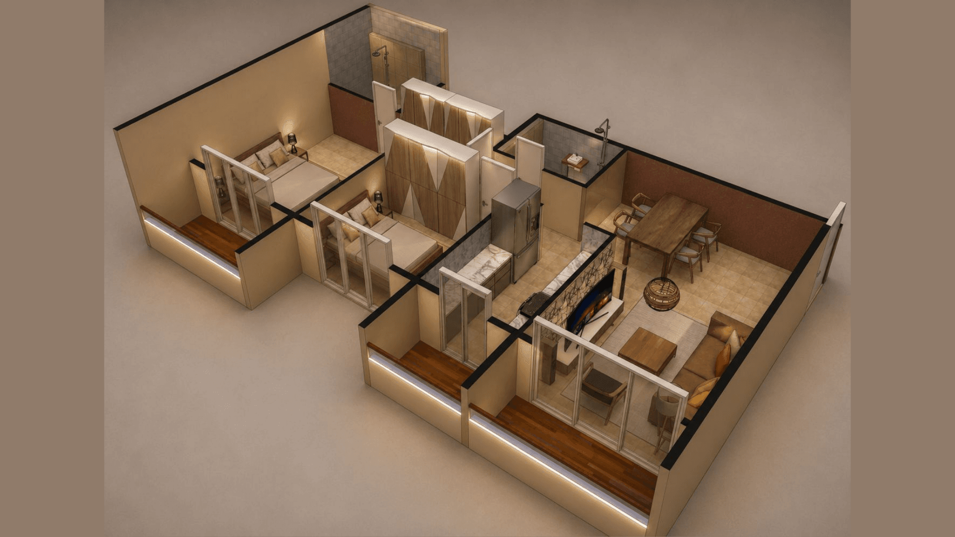 Signature 2BHK Luxury Bathroom