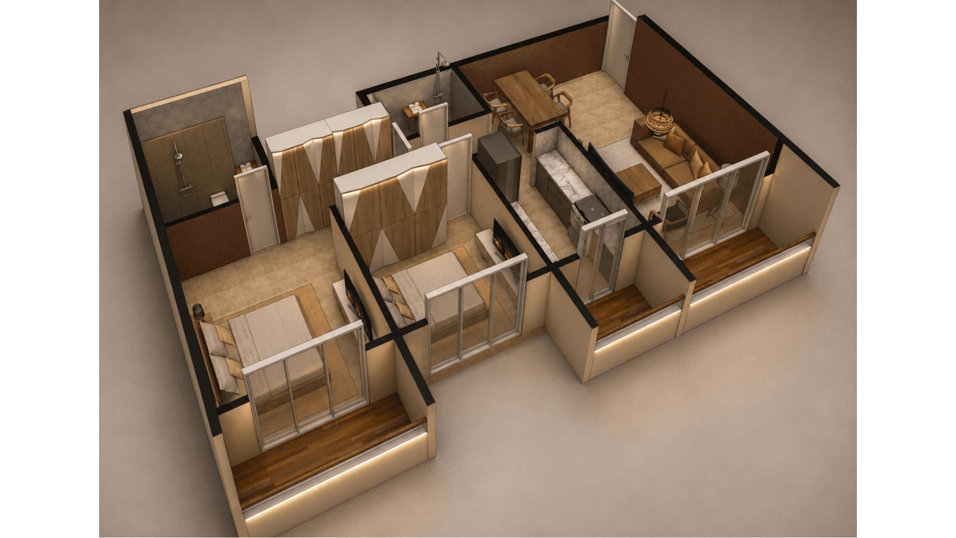 Signature 2BHK Salon Lounge